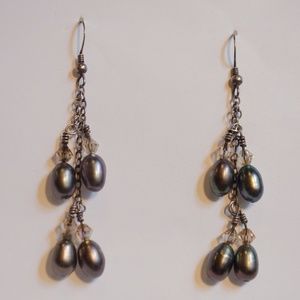 Handmade Pearl & Bead Earrings